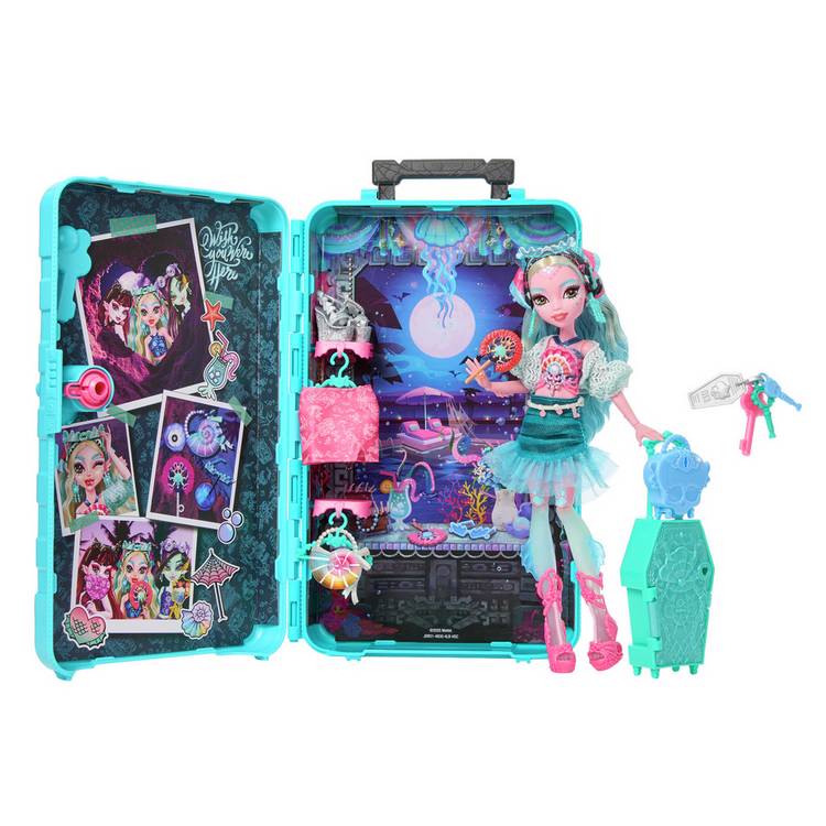 Monster High Lagoona Blue doll playset, imported from the UK