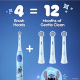 Oral-B iO Kids Disney Stitch electric toothbrush head pack of 2, UK version