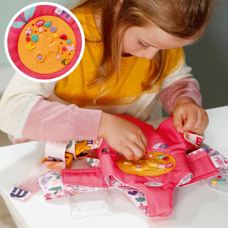 BABY born doll carrier with adjustable straps - (British brand)