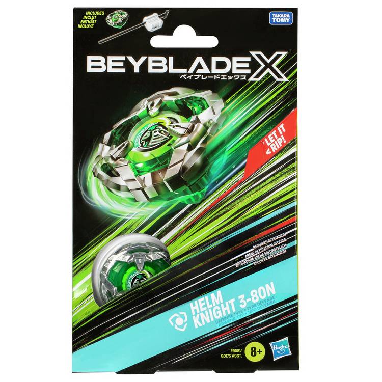 Beyblade X spinning top starter pack with launcher, UK version