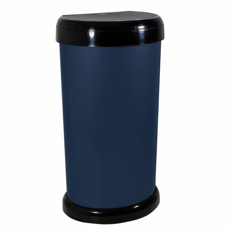 Moda touch top bin 42 litre blue (British brand)