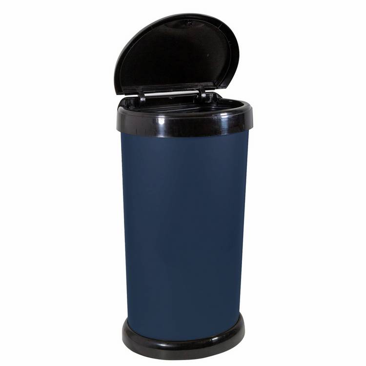 Moda touch top bin 42 litre blue (British brand)
