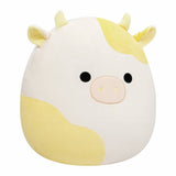 Squishmallows Bodie yellow spotted cow soft toy 16 inch (British brand)