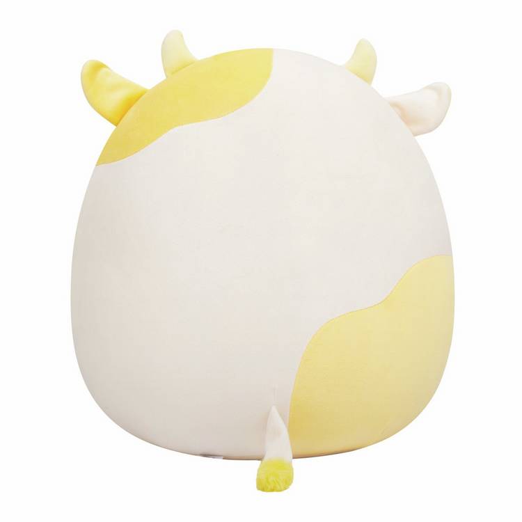 Squishmallows Bodie yellow spotted cow soft toy 16 inch (British brand)