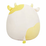Squishmallows Bodie yellow spotted cow soft toy 16 inch (British brand)