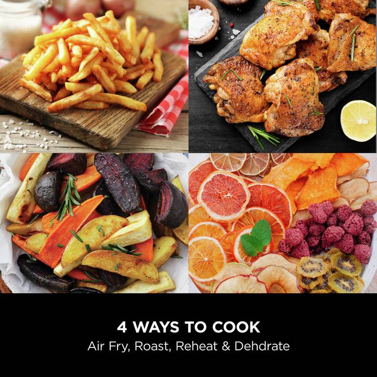 Ninja AF170UK air fryer 6.2L black (British brand)