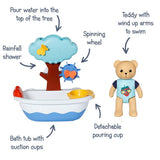 Baby Born Splish Splash bath toy with teddy, UK version
