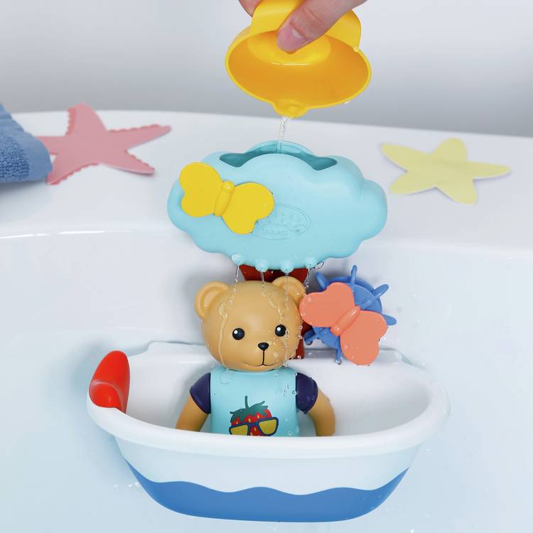 Baby Born Splish Splash bath toy with teddy, UK version
