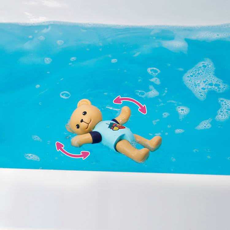 Baby Born Splish Splash bath toy with teddy, UK version