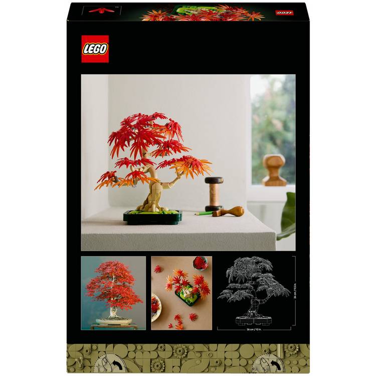 LEGO Botanicals Japanese Red Maple Bonsai Tree set - British product