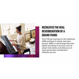 Yamaha P-45B 88-key digital piano, imported from the UK