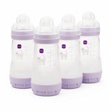 Argos MAM Easy Start Anti-Colic Baby Bottles 4 x 260ml Lilac- Buy online at McGrocer