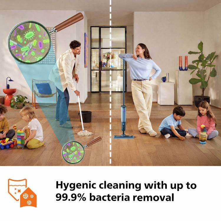 Philips OneUp 3000 electric mop, UK version