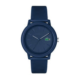 Lacoste men's blue silicone strap watch 42mm, UK version