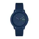 Lacoste men's blue silicone strap watch 42mm, UK version
