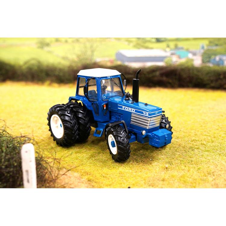 Britains Ford TW35 tractor with dual rear wheels, imported from the UK