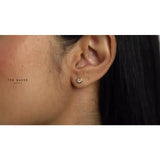 Ted Baker Sinee gold-tone crystal round stud earrings, UK version