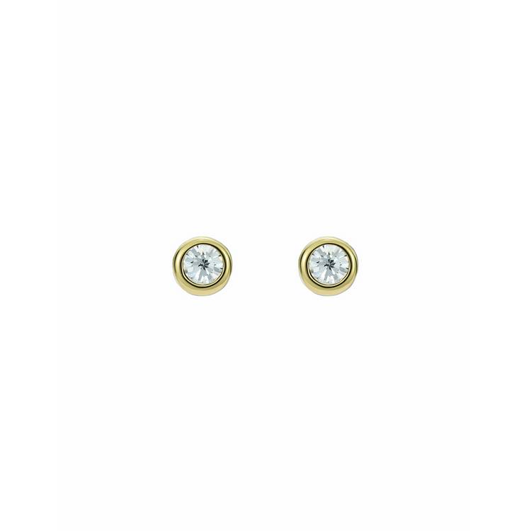 Ted Baker Sinee gold-tone crystal round stud earrings, UK version