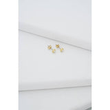 Ted Baker Sinee gold-tone crystal round stud earrings, UK version