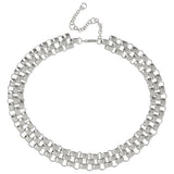 Liars & Lovers silver tone watch strap chain necklace, UK version