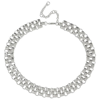 Argos Liars & Lovers Silver Tone Watch Strap Chain Necklace 44cm- Buy online at McGrocer
