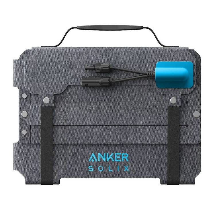 Anker SOLIX C300X portable power station with solar panel - British product