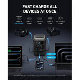Anker SOLIX C300X portable power station with solar panel - British product