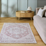 Argos Habitat Vintage Effect Red Flatweave Runner Rug, 80x150cm- Buy online at McGrocer