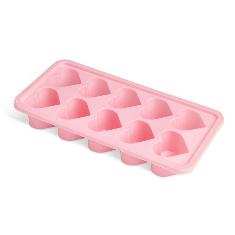 Argos Home silicone heart ice cube mould, UK version