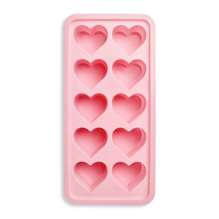 Argos Home silicone heart ice cube mould, UK version