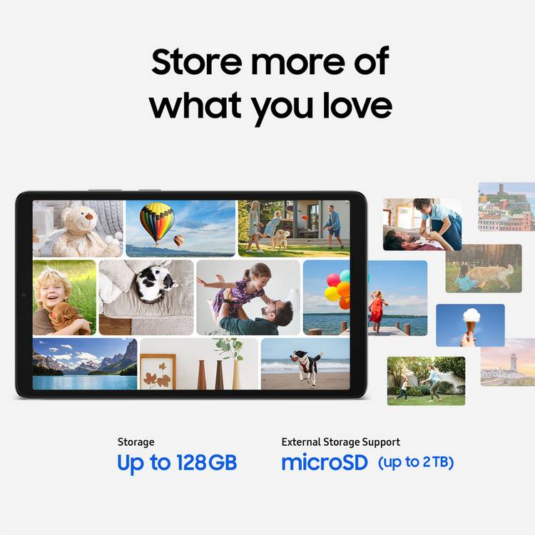 Samsung Galaxy Tab A11 8.7in 64GB Silver tablet, imported from the UK
