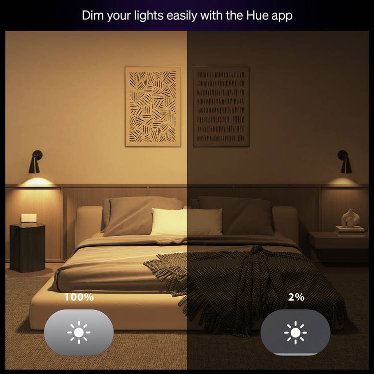Philips Hue smart light bulb GU10 pack of 1, UK version