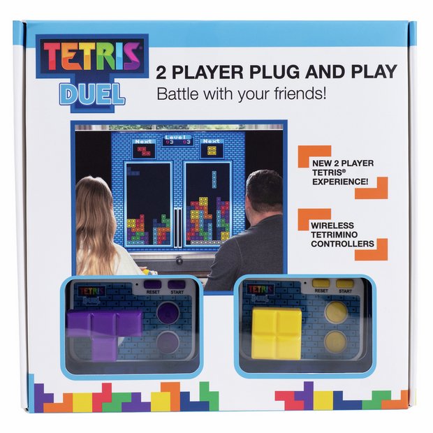 Fizz Creations Tetris Duel two-player plug-and-play arcade game, UK version