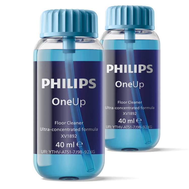 Philips floor cleaning solution pack of two 0.4L bottles, UK version