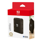 HORI black 24-game card case for Switch 2, imported from the UK