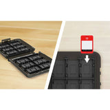 HORI black 24-game card case for Switch 2, imported from the UK