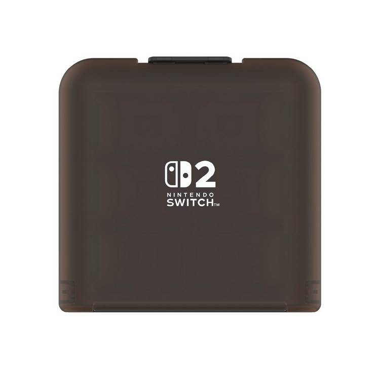 HORI black 24-game card case for Switch 2, imported from the UK