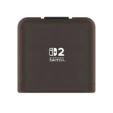 HORI black 24-game card case for Switch 2, imported from the UK