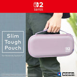 HORI Slim Tough Pouch lavender Nintendo Switch 2 - British product