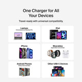 Belkin wall charger dual USB-C and A 70W, UK version
