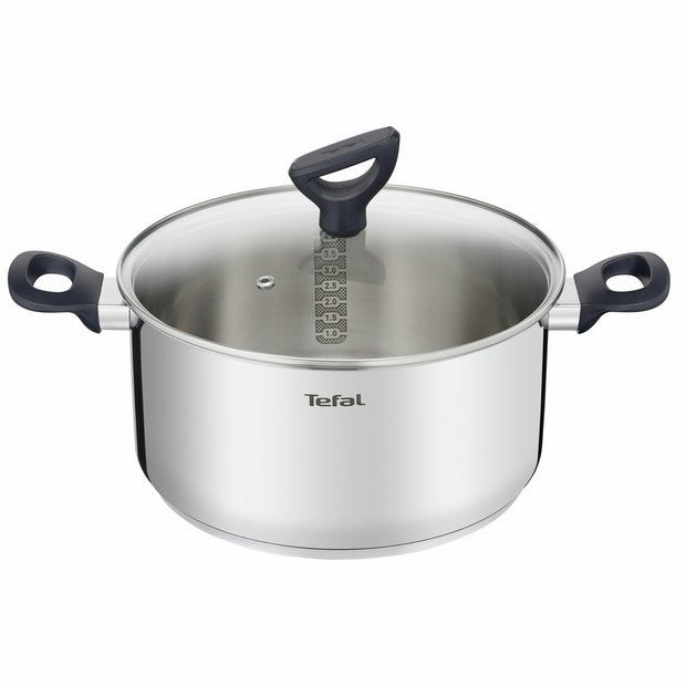Tefal 24cm stainless steel stew pot (British brand)