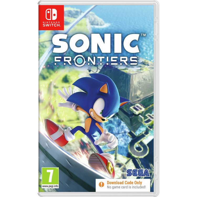 Sonic Frontiers Nintendo Switch game (British brand)