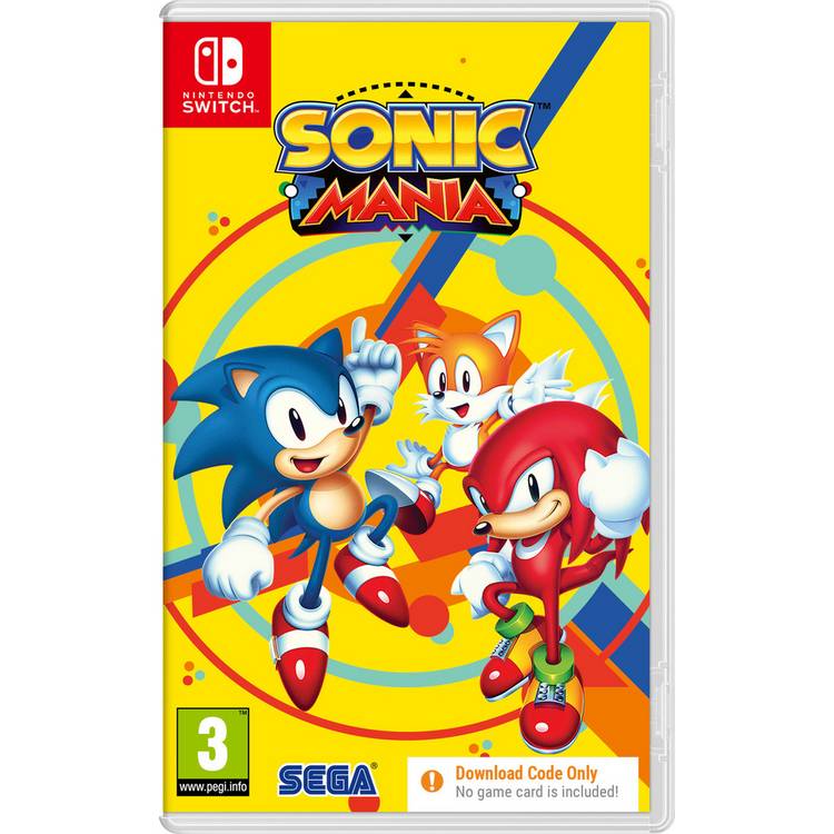 Sega Sonic Mania Nintendo Switch game - British product
