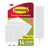 Argos Command Picture Hanging Large Strips - Pack of 14- Buy online at McGrocer