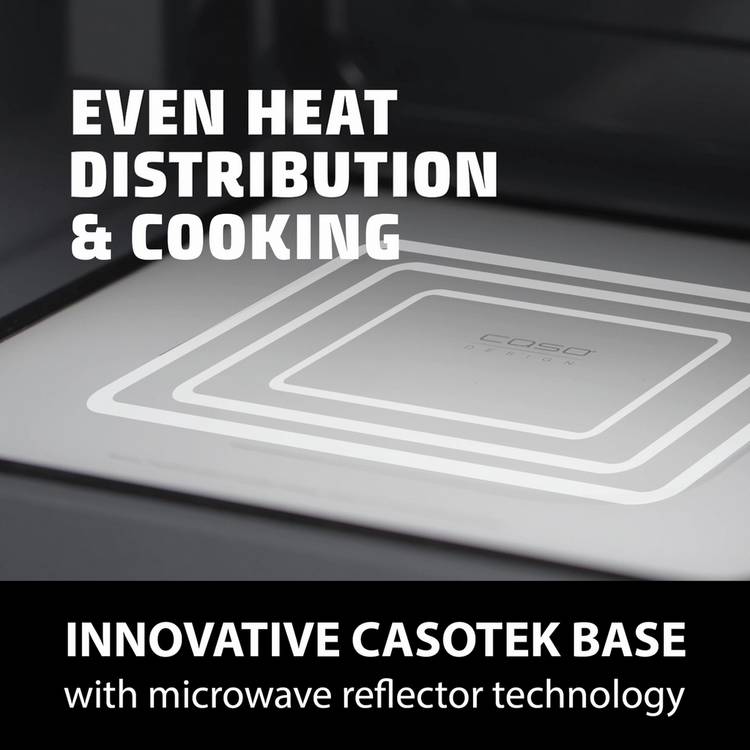 CASO Design microwave grill 900W Ecostyle Ceramic 25L - British product