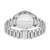 Lacoste Mainsail silver stainless steel watch 43mm, imported from the UK