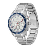Lacoste Mainsail silver stainless steel watch 43mm, imported from the UK