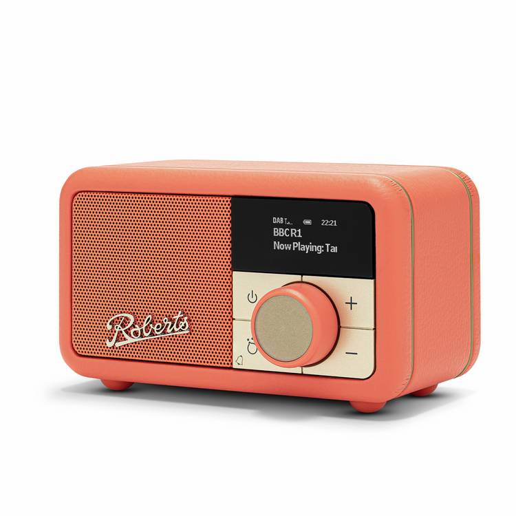Roberts Revival Petite 2 DAB radio orange (British brand)