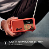 Roberts Revival Petite 2 DAB radio orange (British brand)