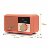 Roberts Revival Petite 2 DAB radio orange (British brand)